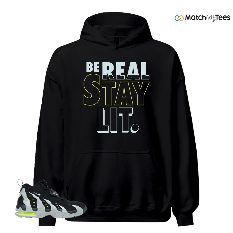 NIKE AIR DT MAX 96 BLACK MICA GREEN-VOLT SNEAKER Matching Tees hoodie