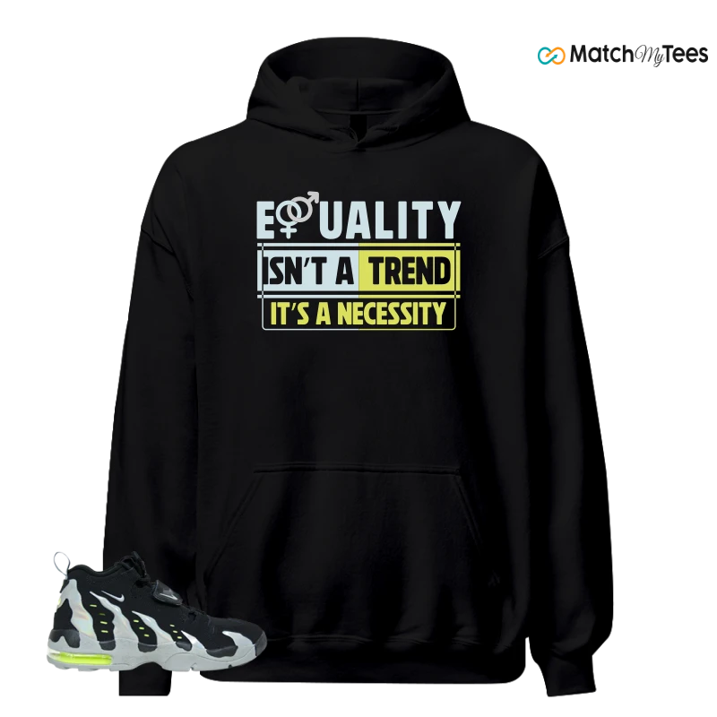 NIKE AIR DT MAX 96 BLACK MICA GREEN-VOLT SNEAKER Matching Tees hoodie