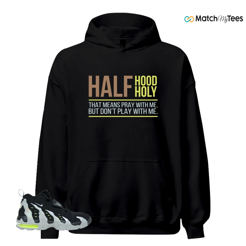 NIKE AIR DT MAX 96 BLACK MICA GREEN-VOLT SNEAKER Matching Tees hoodie
