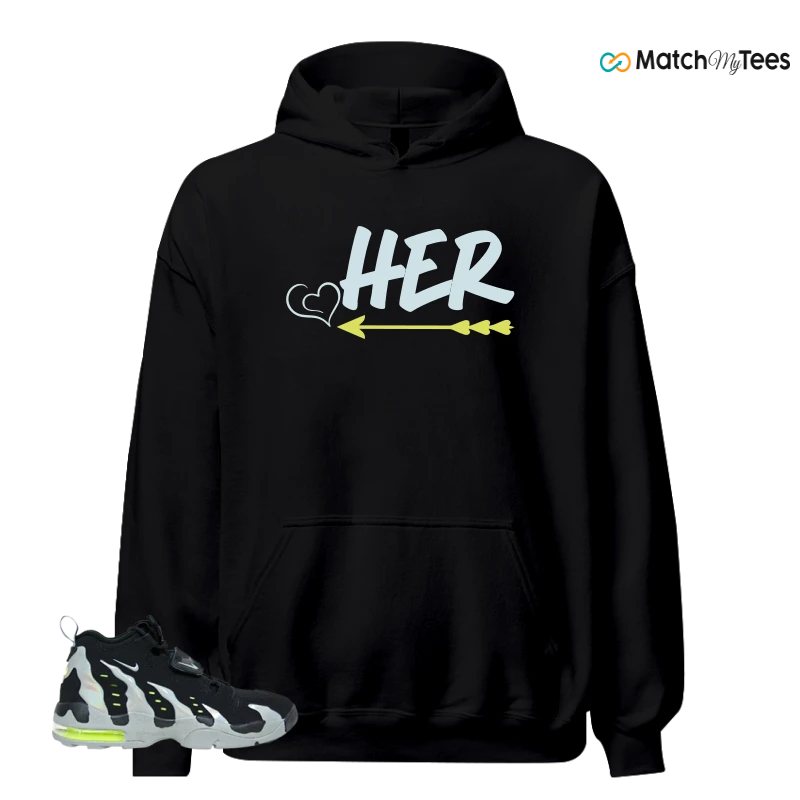 NIKE AIR DT MAX 96 BLACK MICA GREEN-VOLT SNEAKER Matching Tees Hoodie for Men