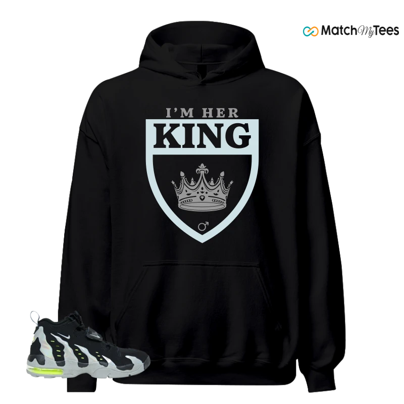 NIKE AIR DT MAX 96 BLACK MICA GREEN-VOLT SNEAKER Matching Tees hoodie