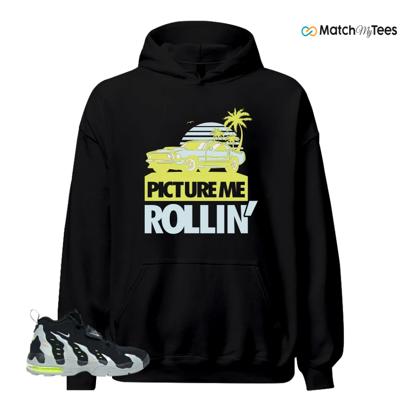 NIKE AIR DT MAX 96 BLACK MICA GREEN-VOLT SNEAKER Matching Tees hoodie