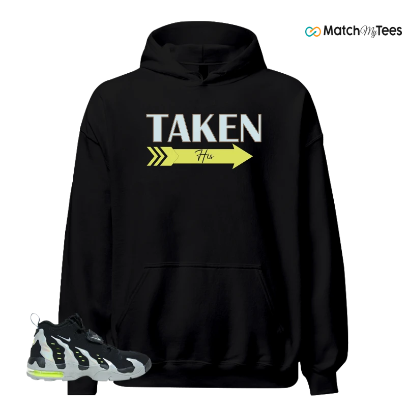 NIKE AIR DT MAX 96 BLACK MICA GREEN-VOLT SNEAKER Matching Tees hoodie