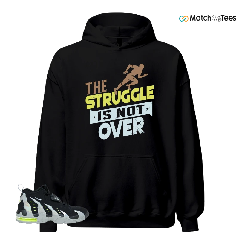 NIKE AIR DT MAX 96 BLACK MICA GREEN-VOLT SNEAKER Matching Tees hoodie