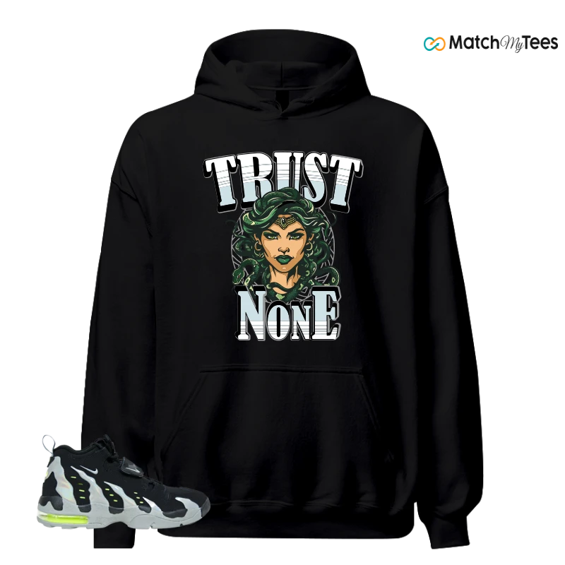 NIKE AIR DT MAX 96 BLACK MICA GREEN-VOLT SNEAKER Matching Tees hoodie