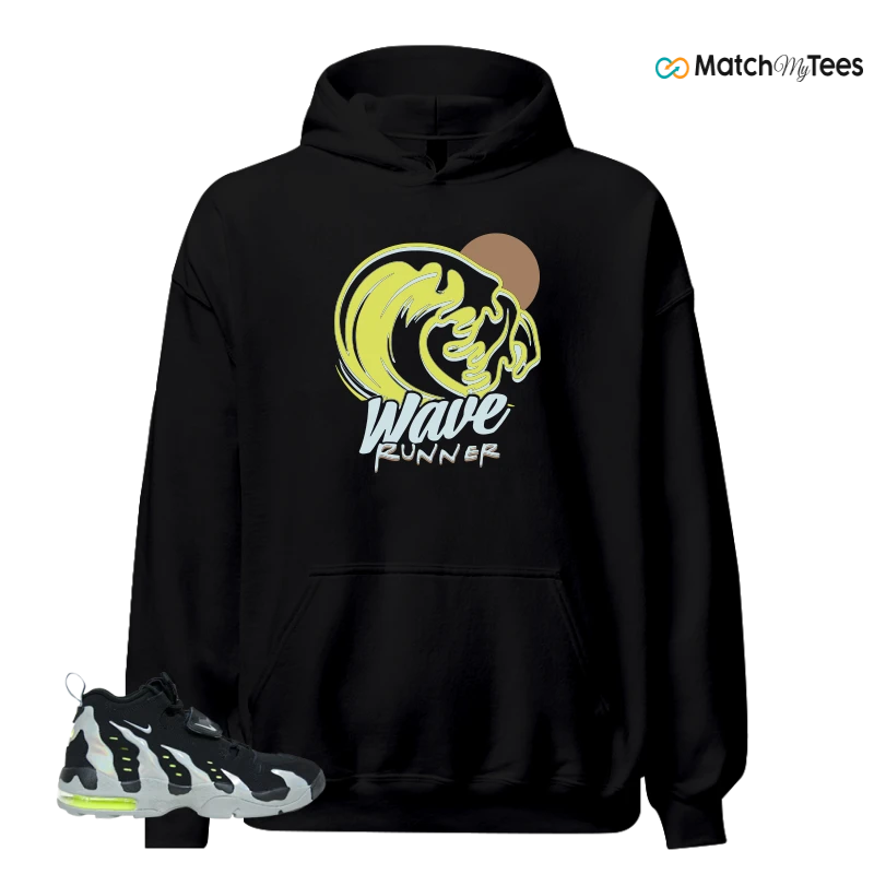 NIKE AIR DT MAX 96 BLACK MICA GREEN-VOLT SNEAKER Matching Tees Hoodie for Men