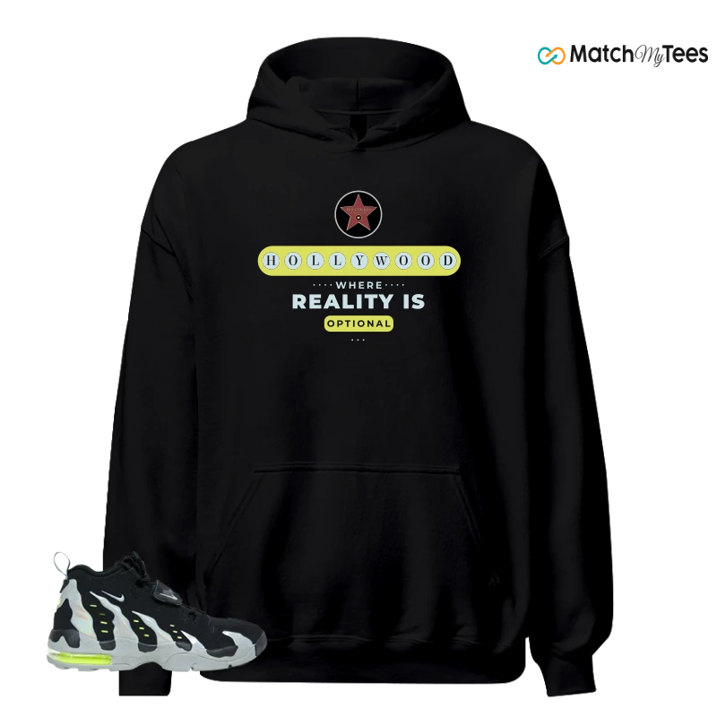 NIKE AIR DT MAX 96 BLACK MICA GREEN-VOLT SNEAKER Matching Tees hoodie