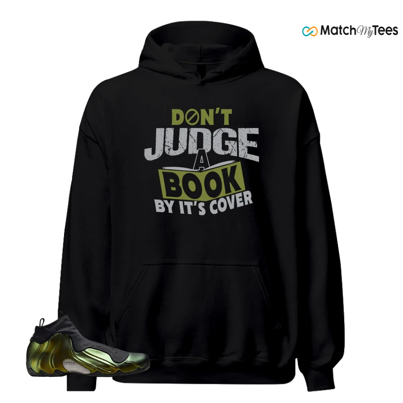 NIKE AIR FLIGHTPOSITE BLACK METALLIC GOLD SNEAKER Matching Tees hoodie