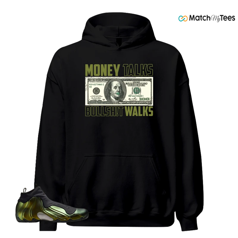 NIKE AIR FLIGHTPOSITE BLACK METALLIC GOLD SNEAKER Matching Tees hoodie