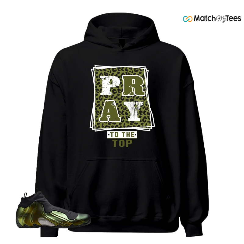NIKE AIR FLIGHTPOSITE BLACK METALLIC GOLD SNEAKER Matching Tees hoodie