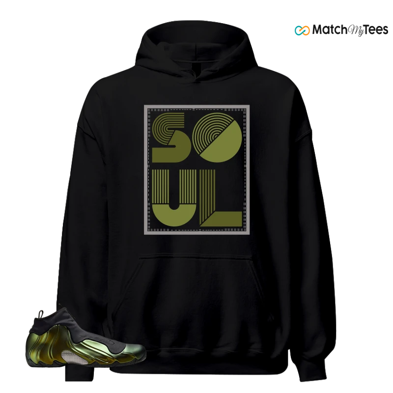 NIKE AIR FLIGHTPOSITE BLACK METALLIC GOLD SNEAKER Matching Tees hoodie