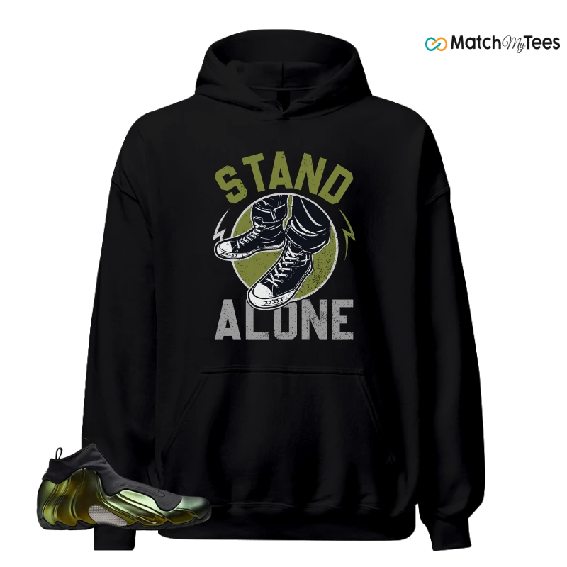 NIKE AIR FLIGHTPOSITE BLACK METALLIC GOLD SNEAKER Matching Tees hoodie