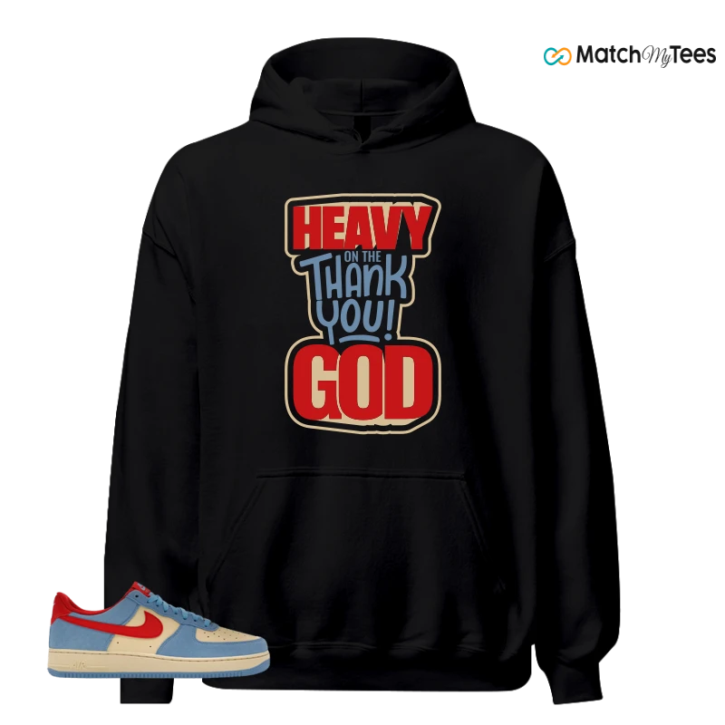 NIKE AIR FORCE 1 LOW '07 LV8 DORAEMON SNEAKER Matching Tees Hoodie for Men