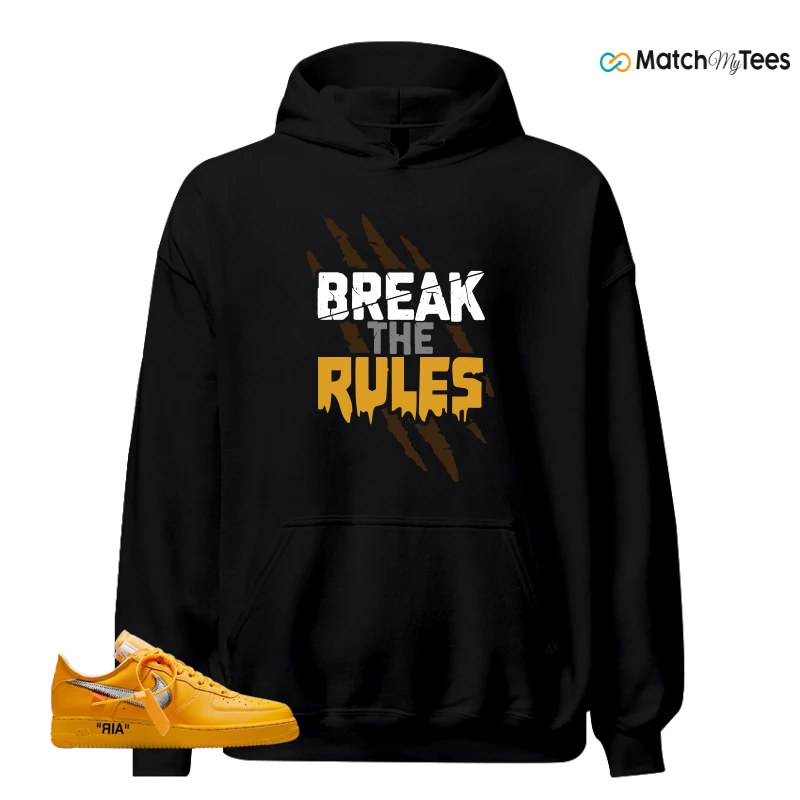 NIKE AIR FORCE 1 LOW CANARY YELLOW SNEAKER Matching Tees Hoodie for Men