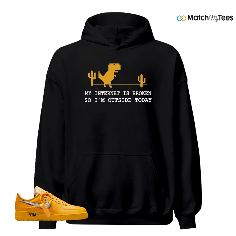 NIKE AIR FORCE 1 LOW CANARY YELLOW SNEAKER Matching Tees Hoodie for Men