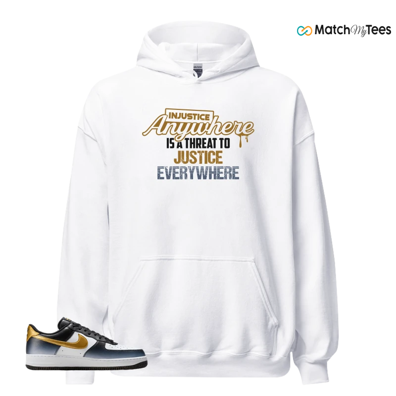 NIKE AIR FORCE 1 LOW FINE GOLD SNEAKER Matching Tees hoodie