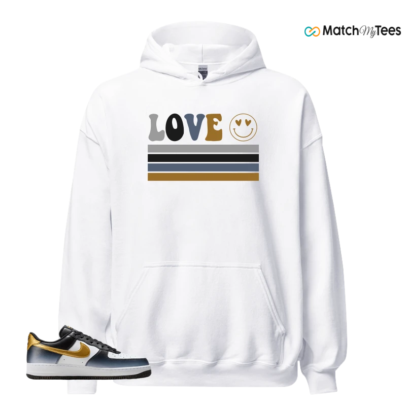 NIKE AIR FORCE 1 LOW FINE GOLD SNEAKER Matching Tees hoodie