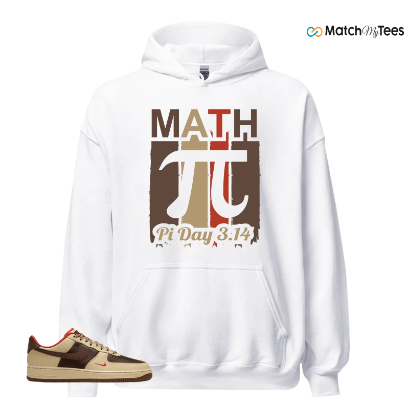 NIKE AIR FORCE 1 LOW LIGHT BRITISH TAN CACAO WOW SNEAKER Matching Tees hoodie