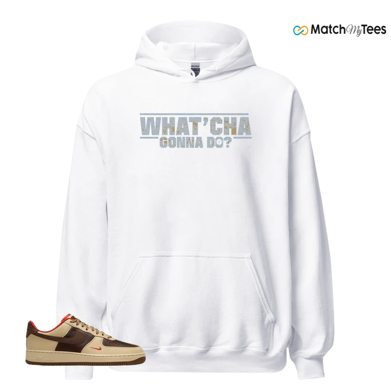 NIKE AIR FORCE 1 LOW LIGHT BRITISH TAN CACAO WOW SNEAKER Matching Tees hoodie