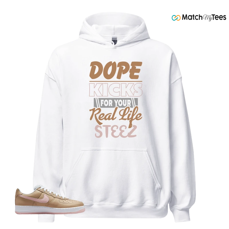 NIKE AIR FORCE 1 LOW LINEN SNEAKER Matching Tees hoodie