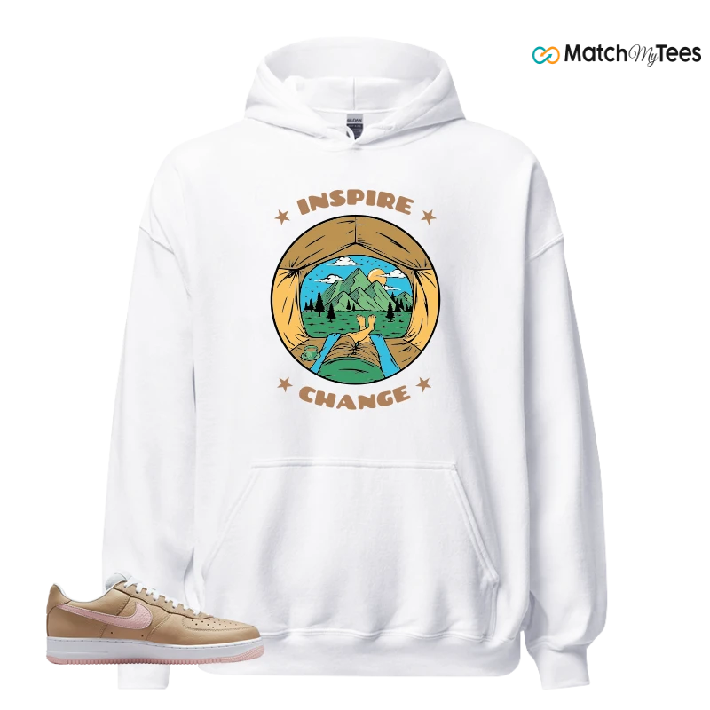 NIKE AIR FORCE 1 LOW LINEN SNEAKER Matching Tees hoodie