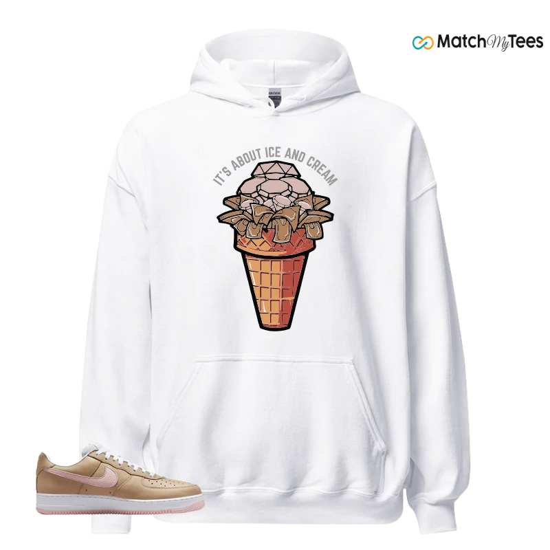 NIKE AIR FORCE 1 LOW LINEN SNEAKER Matching Tees hoodie