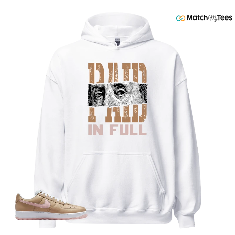 NIKE AIR FORCE 1 LOW LINEN SNEAKER Matching Tees hoodie