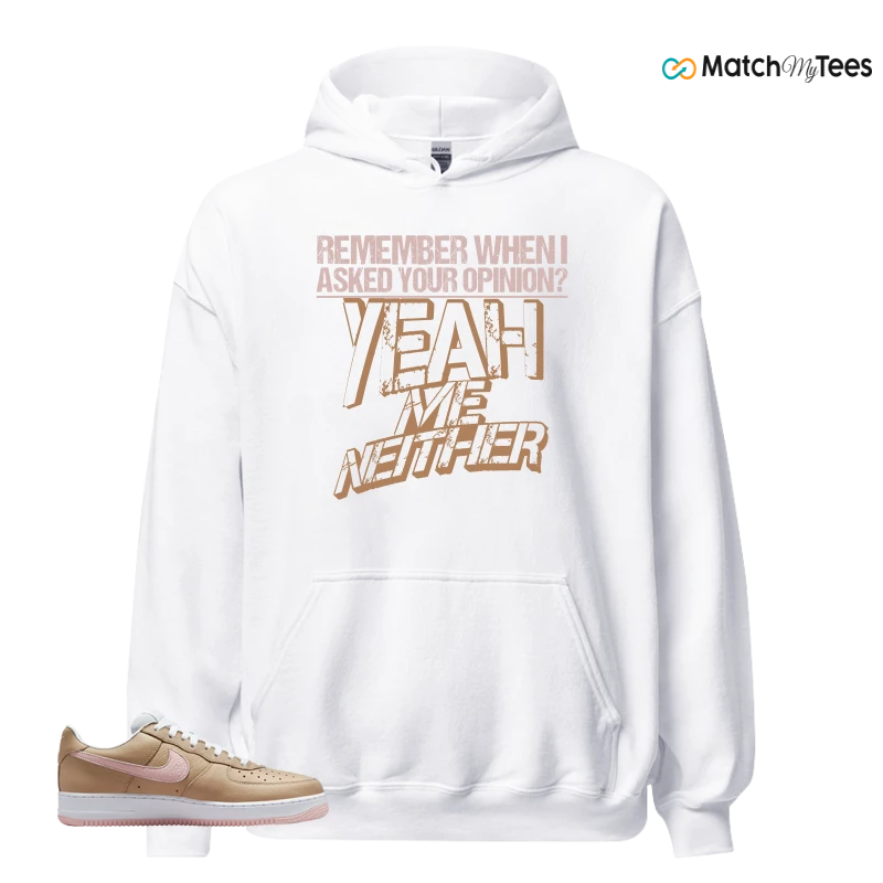 NIKE AIR FORCE 1 LOW LINEN SNEAKER Matching Tees hoodie