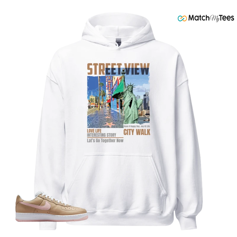 NIKE AIR FORCE 1 LOW LINEN SNEAKER Matching Tees hoodie
