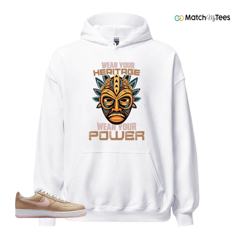 NIKE AIR FORCE 1 LOW LINEN SNEAKER Matching Tees hoodie