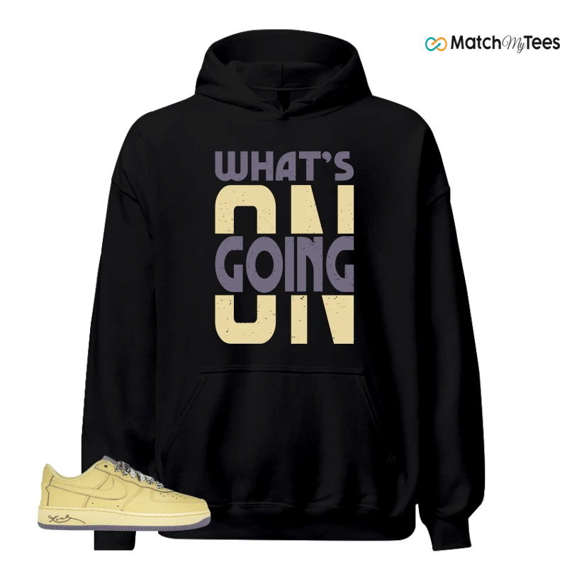NIKE AIR FORCE 1 LOW PROTRO KOBE BRYANT MAMBA MENTALITY SNEAKER/SOFT YELLOW/SOFT YELLOW matching Hoodie