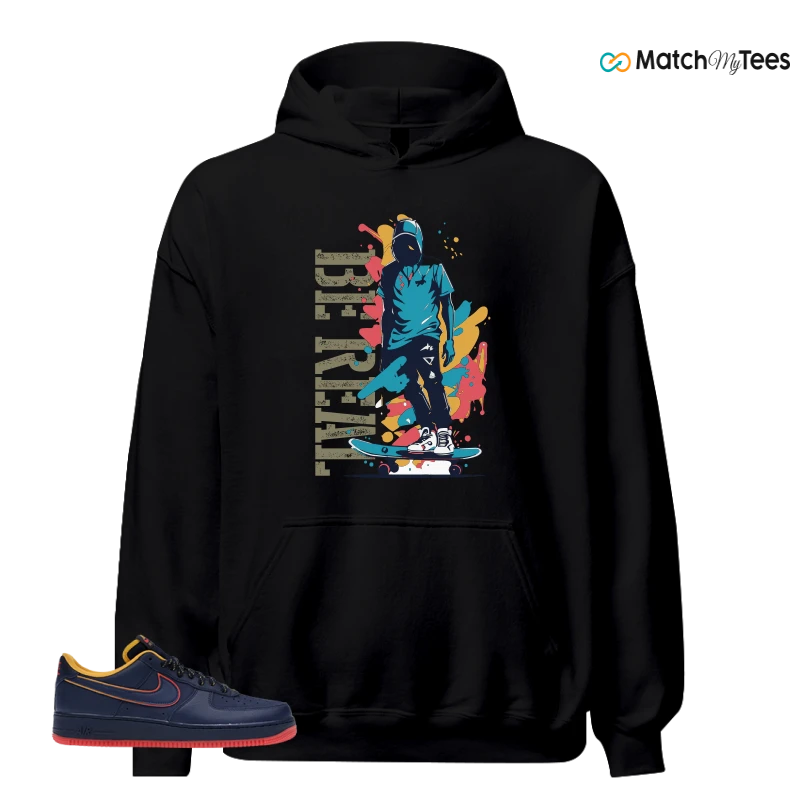 NIKE AIR FORCE 1 LOW RETRO LETTERING SNEAKER Matching Tees hoodie