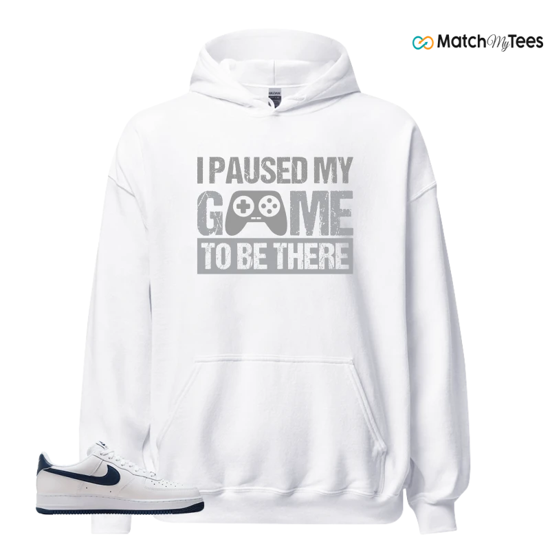 NIKE AIR FORCE 1 LOW WHITE MIDNIGHT NAVY SNEAKER Matching Tees hoodie