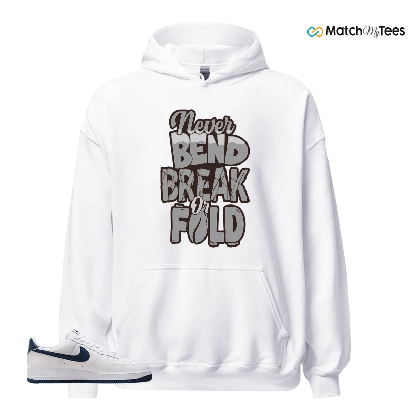NIKE AIR FORCE 1 LOW WHITE MIDNIGHT NAVY SNEAKER Matching Tees hoodie