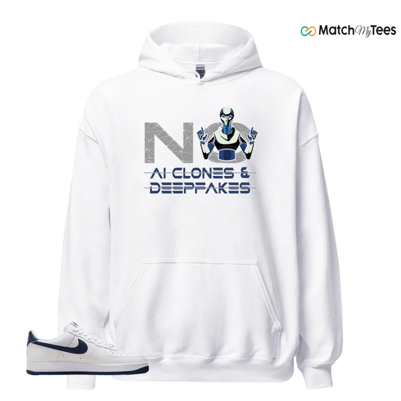 NIKE AIR FORCE 1 LOW WHITE MIDNIGHT NAVY SNEAKER Matching Tees hoodie