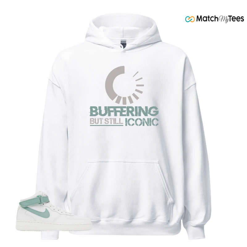 NIKE AIR FORCE 1 MID SEAFOAM GREEN SNEAKER Matching Tees hoodie