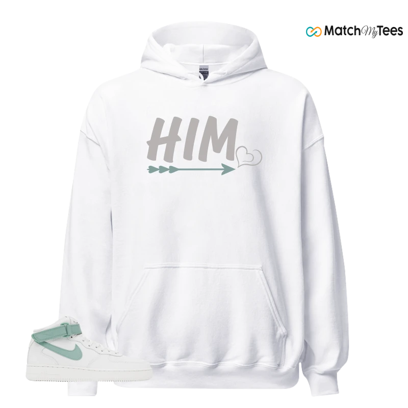 NIKE AIR FORCE 1 MID SEAFOAM GREEN SNEAKER Matching Tees hoodie