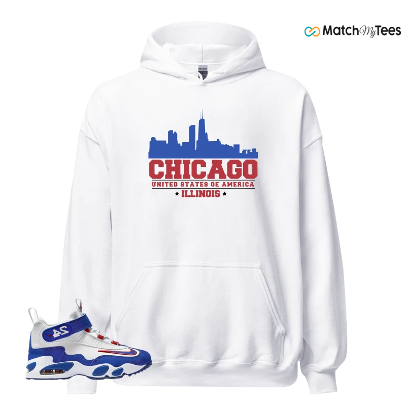 NIKE AIR GRIFFEY MAX 1 GS GYM RED ROYAL SNEAKER Matching Tees hoodie