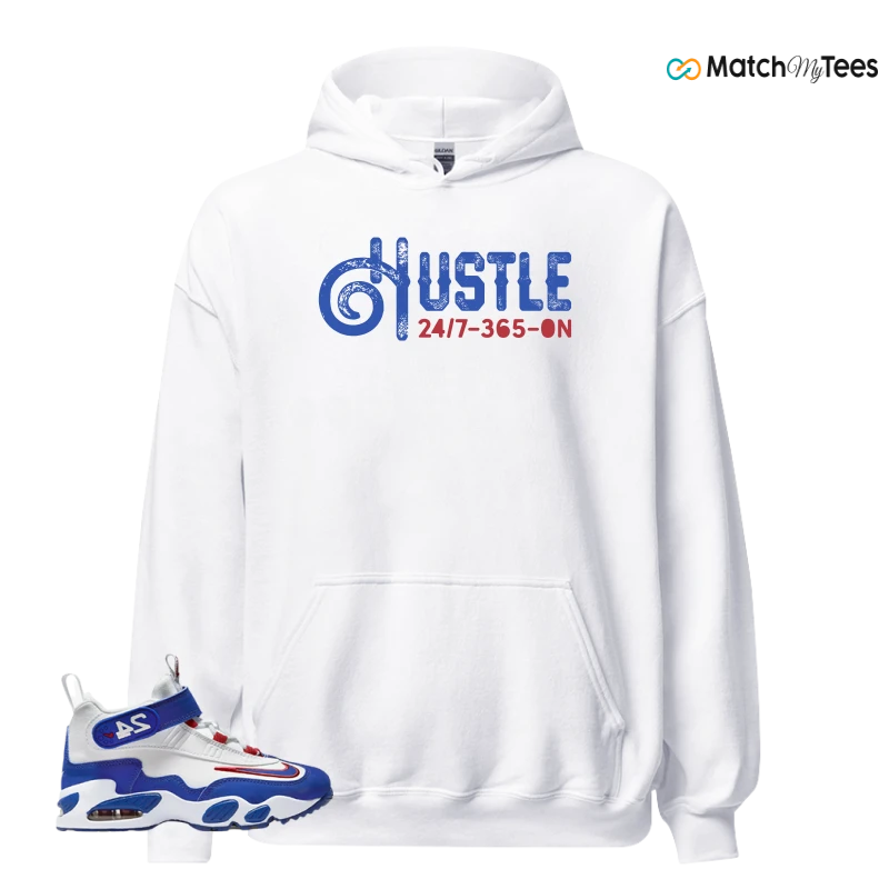 NIKE AIR GRIFFEY MAX 1 GS GYM RED ROYAL SNEAKER Matching Tees hoodie