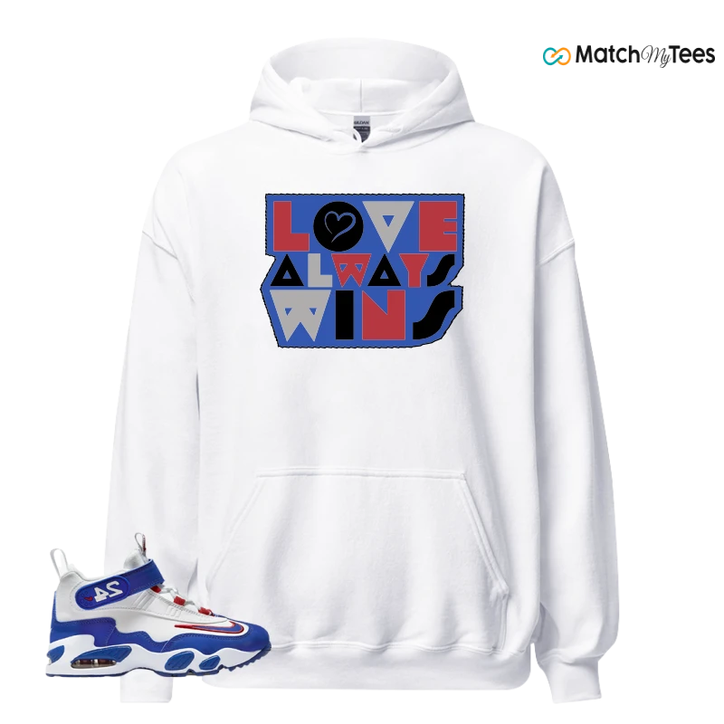 NIKE AIR GRIFFEY MAX 1 GS GYM RED ROYAL SNEAKER Matching Tees hoodie