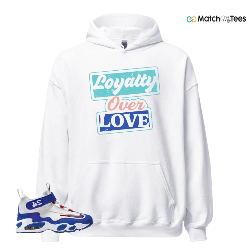 NIKE AIR GRIFFEY MAX 1 GS GYM RED ROYAL SNEAKER Matching Tees hoodie