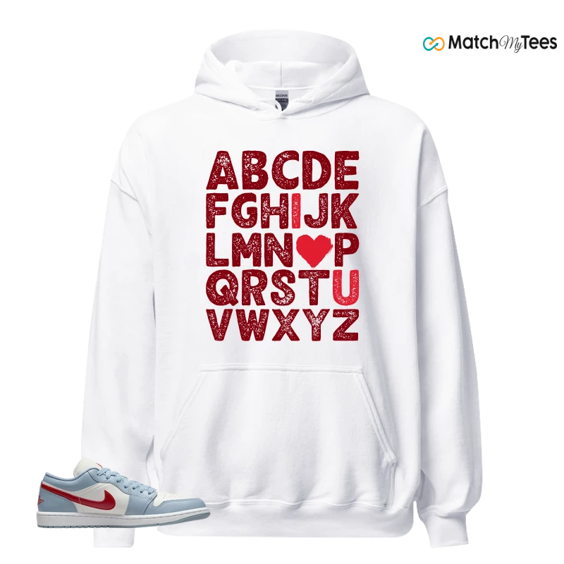 NIKE AIR JORDAN 1 LOW BLUE DUNE RED WMNS SNEAKER Matching Tees hoodie