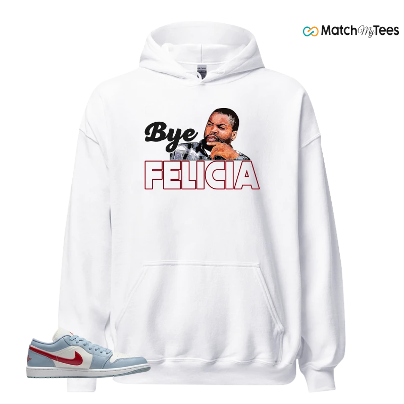 NIKE AIR JORDAN 1 LOW BLUE DUNE RED WMNS SNEAKER Matching Tees hoodie
