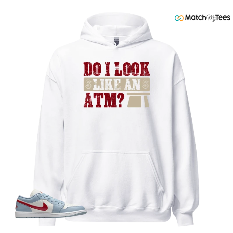 NIKE AIR JORDAN 1 LOW BLUE DUNE RED WMNS SNEAKER Matching Tees hoodie