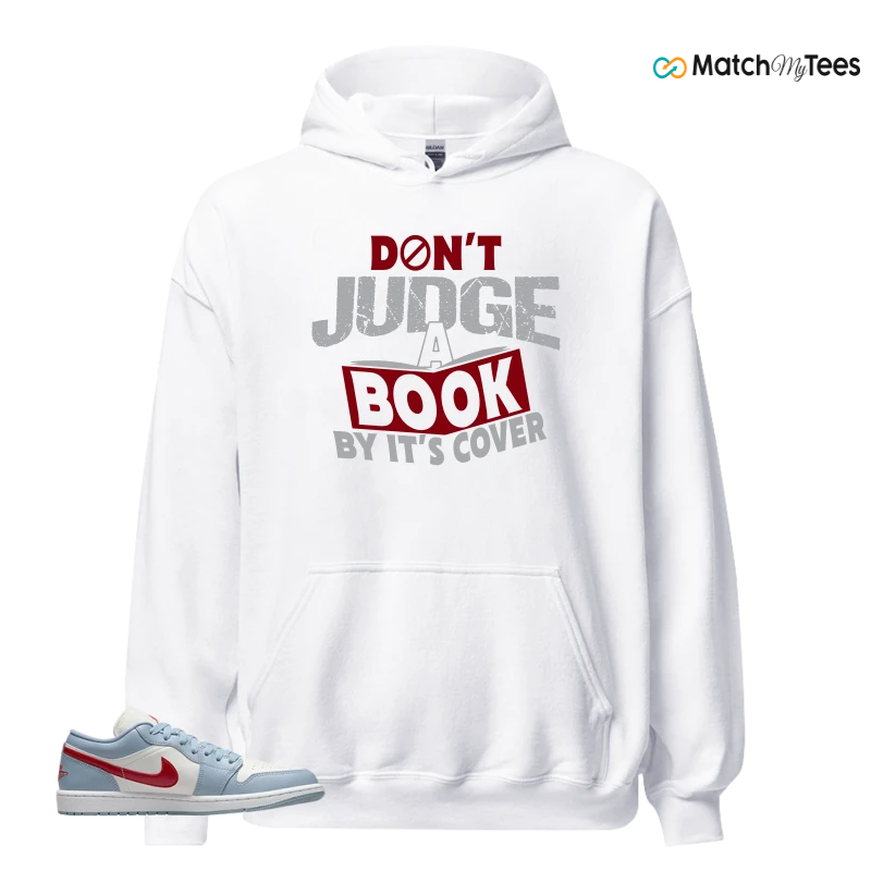 NIKE AIR JORDAN 1 LOW BLUE DUNE RED WMNS SNEAKER Matching Tees hoodie