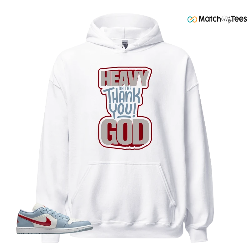NIKE AIR JORDAN 1 LOW BLUE DUNE RED WMNS SNEAKER Matching Tees hoodie