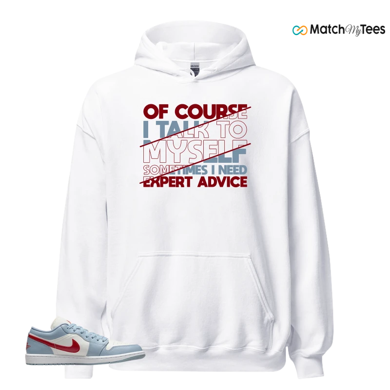 NIKE AIR JORDAN 1 LOW BLUE DUNE RED WMNS SNEAKER Matching Tees hoodie
