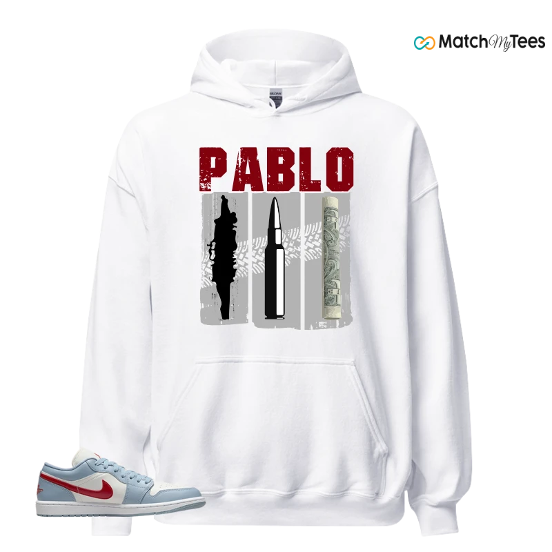 NIKE AIR JORDAN 1 LOW BLUE DUNE RED WMNS SNEAKER Matching Tees hoodie
