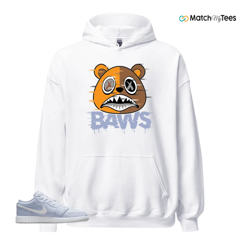 NIKE AIR JORDAN 1 LOW COBALT BLISS SNEAKER Matching Tees Hoodie for Men
