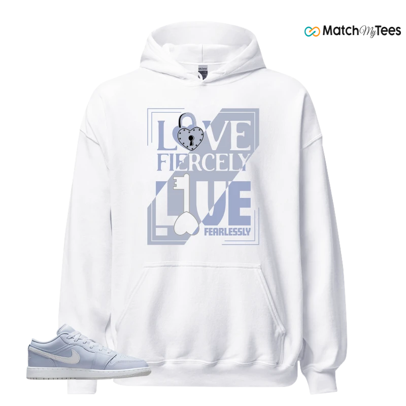 NIKE AIR JORDAN 1 LOW COBALT BLISS SNEAKER Matching Tees hoodie